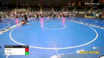 110 lbs Semifinal - Israel Borge, BullTrained vs Brooklyn Pickett, American Dream Wrestling Club