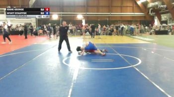 130A lbs 5th Place - Eddie George, Blair Academy vs Wyatt Stauffer, Blair Academy