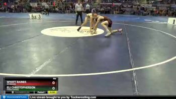 170 lbs Cons. Round 1 - Eli Christopherson, Fargo Davies vs Wyatt Raines, Dickinson