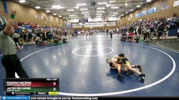 88 lbs Semifinal - Jacob Millward, Sons Of Atlas vs Maddax Hacking, Uintah Jr High Wrestling