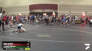 90 lbs Round 3 (6 Team) - Cooper Breslin, CP Wrestling vs Reed Wicker, Indiana Outlaws
