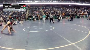 165 lbs Champ. Round 1 - Emma Yopp, South Brunswick vs Shaylee Temple, Smoky Mountain 