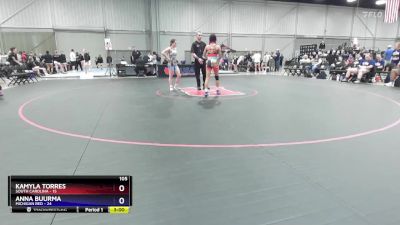 105 lbs Semis & 3rd Wb (16 Team) - Kamyla Torres, South Carolina vs Anna Buurma, Michigan Red