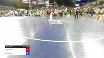 120 lbs Rnd Of 128 - Aiden Mincey, Minnesota vs Aidan Larson, Oregon