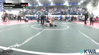 75 lbs Consolation - Iverson Hardin, Black Fox Wrestling Club vs Major Camp, IRONMEN Wrestling Club