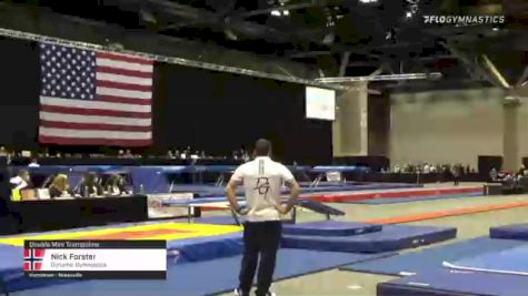Nick Forster - Double Mini Trampoline, Dynamic Gymnastics - 2021 USA Gymnastics Championships