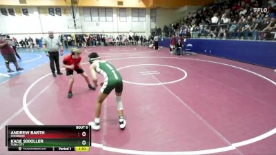 113 lbs Round 7 - Kade Sixkiller, Tuba City vs Andrew Barth, Coconino