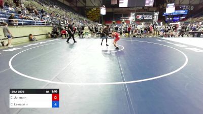 126 lbs Cons 16 #1 - Caleb Jones, OK vs Christopher Lawson, IA