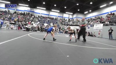 46 lbs Consi Of 8 #2 - Brantley Clipper, Norman North vs Caelan Newcomb, Noble Takedown Club