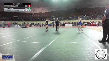 113 lbs 5th Place - Brynlyn Sullivan, Bixby JH Girls vs Lizzy Pryor, Chandler JH Girls