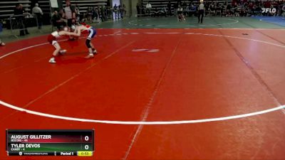 88 lbs Quarterfinals (8 Team) - Tyler DeVos, Canby vs August Gillitzer, Rocori