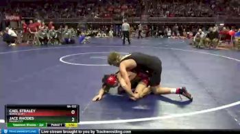 3 lbs Champ. Round 1 - Jace Rhodes, Mason City vs Cael Straley, North Scott