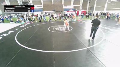 105 lbs 5th Place Match - Nevi Brady, Sanderson Wrestling Academy vs Olivia Hall, Agon Academy Wrestling
