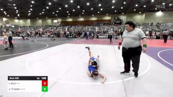 81 lbs Quarterfinal - Ian Ruiz, Red Wave WC vs Jax Frazier, Buckaroo WC