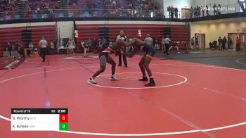 165 lbs Prelims - George Worthy, Rider vs Kyrystian Kinsey, Virginia