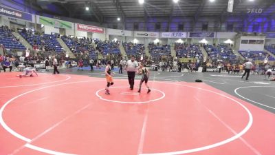 90 lbs Consi Of 16 #1 - Eli Kop, Montezuma-Cortez Middle School vs Trey Gebauer, Wrestle To Win