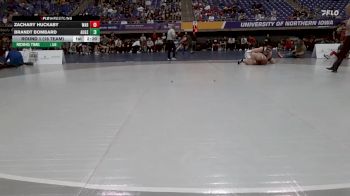 184 lbs Round 1 (16 Team) - Zachary Huckaby, Wabash vs Brandt Bombard, Augsburg