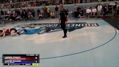 165 lbs Semifinal - Landon Stanley, Nikiski Freestyle Wrestling Club vs Cooper Paulson, Mat-Su Matmen