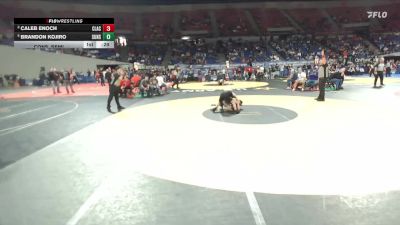 6A Boys 113 lbs Cons. Semi - Caleb Enoch, Clackamas Boys vs Brandon Kojiro, Sunset Boys