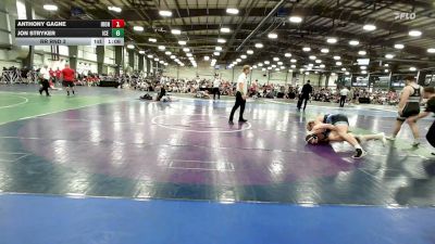 195 lbs Rr Rnd 3 - Anthony Gagne, Iron Faith Black - HSB vs Jon Stryker, ICE Wrestling Gold - HSB