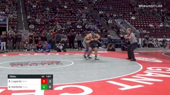 195 lbs Semifinal - Braydyn Lugardo, Saucon Valley Hs vs Braydon Herbster, Reynolds Hs