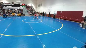 150 lbs Semifinal - Zachariah Hill, Evanston vs Caisen Miserany, Star Valley