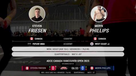 Steven Friesen vs Meryk Phillips 2025 ADCC Vancouver Open