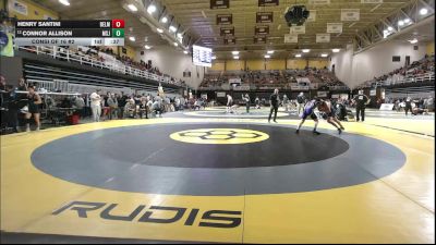 150 lbs Consi Of 16 #2 - Henry Santini, Belmont Hill School vs Connor Allison, Mount Saint Joseph