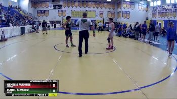 130 lbs 3rd Place Match - Isabel Álvarez, VHWC vs Genesis Fuentes, Attack