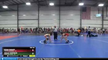 100 lbs Round 3 (6 Team) - Isisah Womack, Maryland Gold vs Evan Sanati, Virginia Hammers