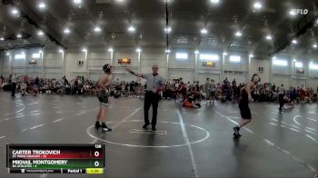 126 lbs Round 2 (6 Team) - Carter Trokovich, St. Paris Graham vs Mikhail Montgomery, 84 Athletes