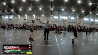 126 lbs Round 2 (6 Team) - Carter Trokovich, St. Paris Graham vs Mikhail Montgomery, 84 Athletes