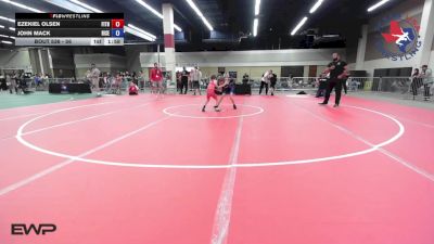 56 lbs Consolation - Ezekiel Olsen, Fitness Fight Factory Wrestling Club vs John Mack, Rise Wrestling