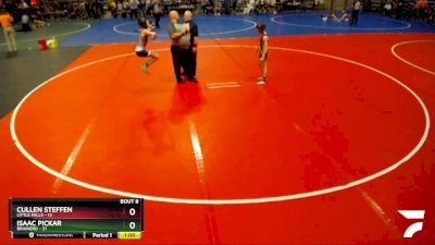 80 lbs Semis & 1st Wrestleback (8 Team) - Cullen Steffen, Little Falls vs Isaac Pickar, Brainerd