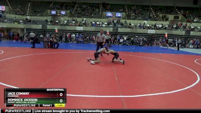 90 lbs Quarterfinal - Dominick Jackson, Summit Wrestling Academy vs Jace Conway, Caledonia