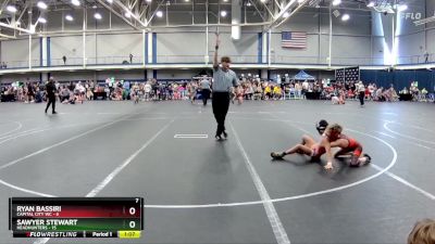 68 lbs Round 1 (6 Team) - Sawyer Stewart, Headhunters vs Ryan Bassiri, Capital City WC