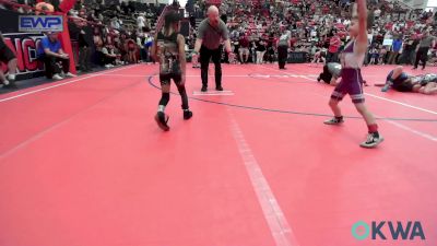 46 lbs Consi Of 8 #2 - Noah Backus, ArkCity Takedown vs Eliasz Esparza, Mission Wrestling Club