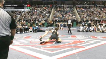 5A 175 lbs 1st Place Match - Cooper Ranson, Simon G. Atkins Academic & Technology High School vs Jacob Hillis, Oak Grove High School