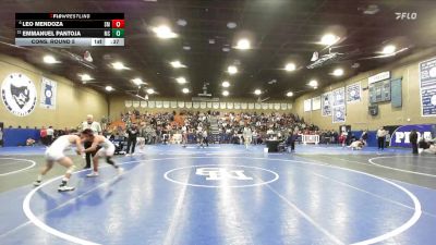 126 lbs Cons. Round 5 - Emmanuel Pantoja, Madera South vs Leo Mendoza, Santa Maria