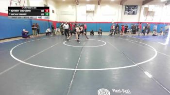 Boys 157 lbs Cons. Round 1 - Lucas Valdez, Riordan Boys vs Johnny Croghan, St. Francis Scp Boys