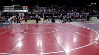 120 lbs Champ. Round 2 - Hunter Danks, Mountain View, Oregon vs Ayden Tokita, Skyline