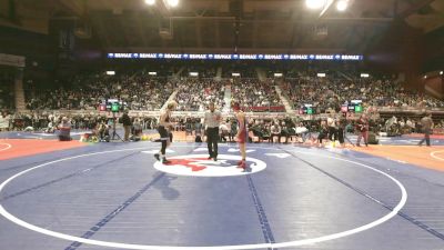 4A-132 lbs Champ. Round 1 - Lukas Heflebower, Evanston vs Trace Eldridge, Cheyenne East