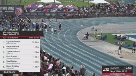 2026 AAU Junior Olympic Games - Youth Boys' 100m, Prelims 1 - Age 12