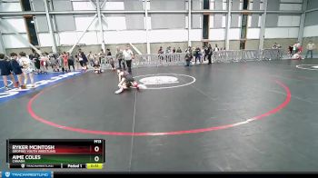 70 lbs Cons. Round 2 - Aime Coles, Canada vs Ryker McIntosh, Orofino Youth Wrestling