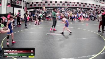 70 lbs Semifinal - Clayton Smith, Mighty Warriors Wrestling Acad vs Reed Marchant, Legacy Elite Wrestling Club