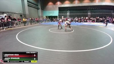 175 lbs Cons. Round 3 - Jason Spangler, Vanden vs Jonathan Vega, Beyer