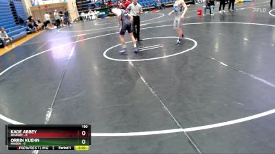 150 lbs Round 3 - Kade Abbey, Kearney vs Orrin Kuehn, Minden