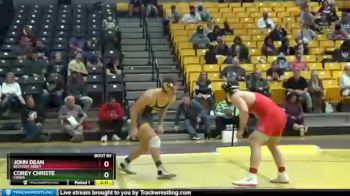 165 lbs Semifinal - John Dean, Belmont Abbey vs Corey Christe, Coker