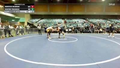 285 lbs Consi Of 8 #2 - Winston McBride, Wyoming vs Hunter Tibodeou, Big Bend