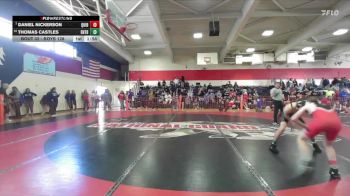 Boys 128 lbs Champ. Round 1 - Daniel Nickerson, Quincy Boys vs THOMAS CASTLES, Enterprise Boys